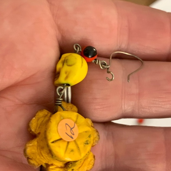 Handmade Skeleton Earrings - Picture 3 of 3